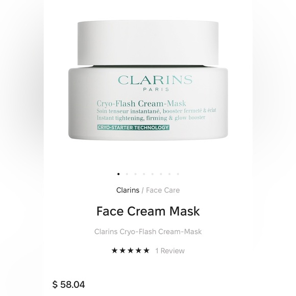 COPY - Clarins Cyro flash cream mask (nwt) - Picture 1 of 3
